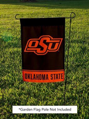 Oklahoma State University OSU Cowboys Black Orange NCAA Garden Yard Flag NEW